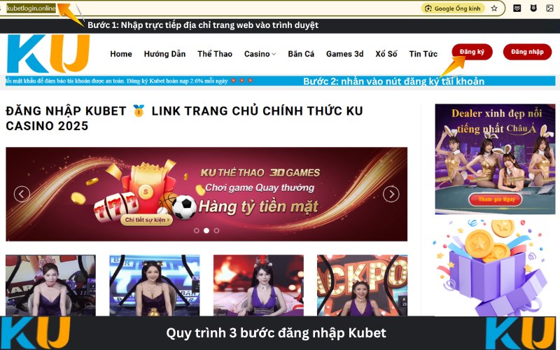 đăng nhập Kubet